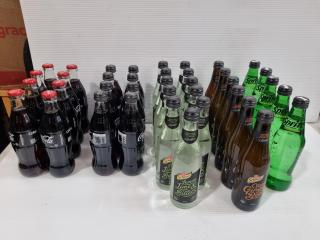 38x Assorted Bottled Soft Drinks