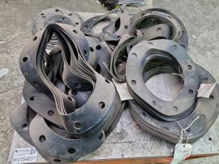 Assorted Large Diameter Rubber Pipe Gaskets