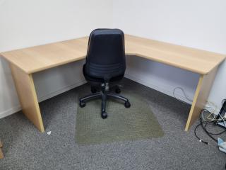 Office Corner Desk w/ Chair