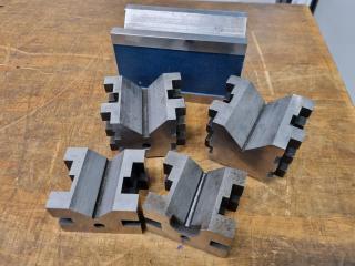 5x Assorted Machinists V-Blocks