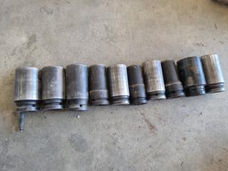 Lot of 3/4" Impact Sockets