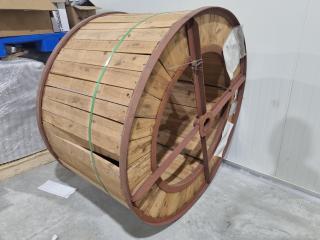 Large Spool of 3-Phase Electrial Cable