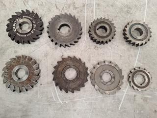 8 x Milling Cutters