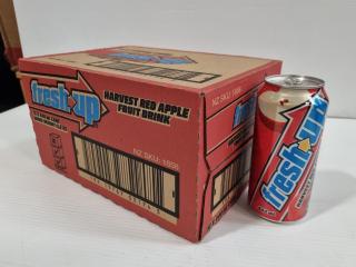 Fresh-Up Harvest Red Apple Fruit Drink, 12x 440mL Cans