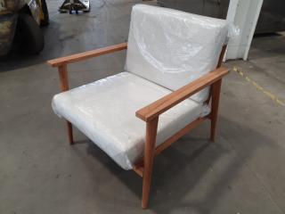 4 Seasons Ondas Teak Arm Chair
