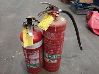 2x Dry Powder Fire Extinguishers