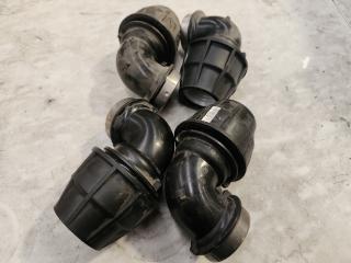 4 x MDF50 50mm Female Elbows