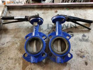 2 x 3" Butterfly Valves