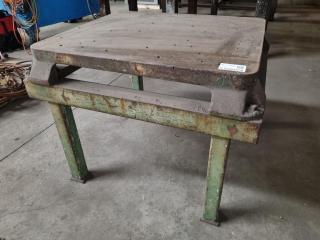Vintage Heavy Steel Jig / Welding Table