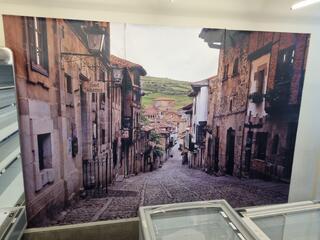 Canvas Wall Mural of Rural Village Italy