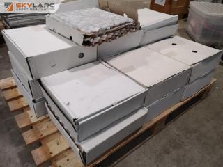 180x Triangle Marble Mosaic Tiles, 300x300mm Sheet Size