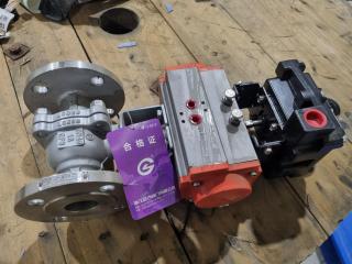 Stainless Ball Valve w/ Actuator & Control Valve