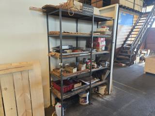 Steel and Timber Workshop Shelving