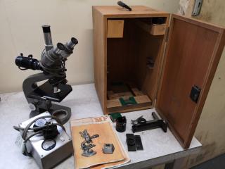 Olympus Metallurgical Microscope Set