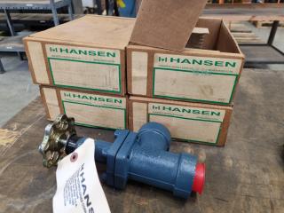 4x Hansen Valves ASB100H, New