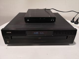 Denon 5-Disk MP3 WMA Audio Changer + Thompson DVD Player