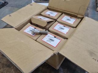 150x 316 Grade Stainless Steel M16 Hex Bolts