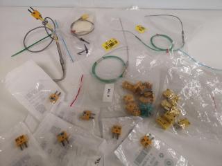 Assorted K-Type Thermocouples & Components