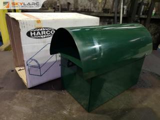 Steel Green Quality Post Letter Box by Harco