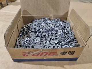 304 Stainless M6 Flat Washers, Box of 2500x Units