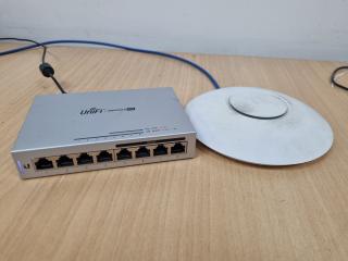 Ubiquity UniFi Switch 8 60W + AP AC Lite Dual Band WiFi Access