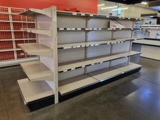 Retail 3-Sided Steel Shelving Assembly