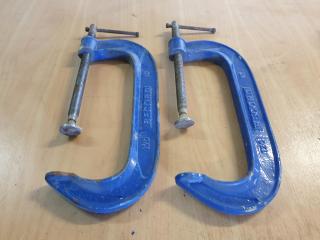 2 x Record 10" G Clamps
