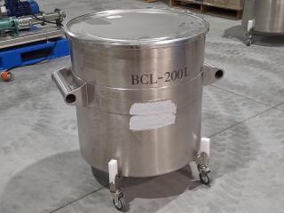 200 Litre Stainless Steel Mobile Tank