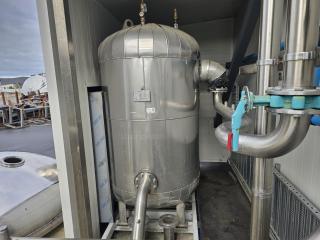 1000 Litre Heated Stainless Tank with Control Box