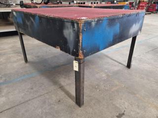 Carpeted Workshop Table Workbench
