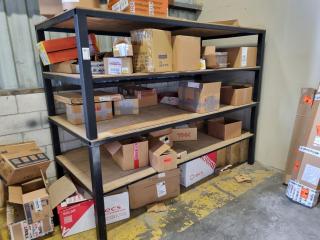 2x Heavy Duty Workshop Shelving or Workbench Tables