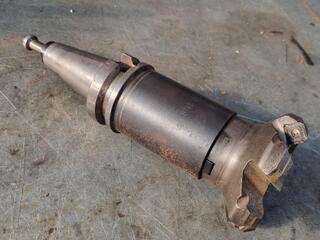 BT40 Tool Holder w/ Sandvik Coromant Indexable Face Miller Cutter