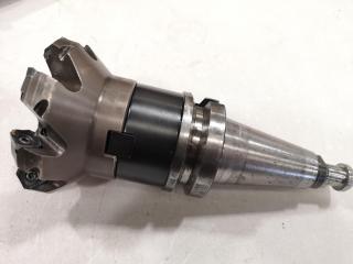 Seco Mill Cutter R220.53-0080-12-8A w/ BT40 Type Mill Tool Holder