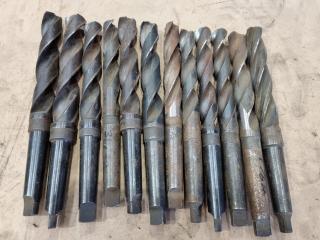 13x Assorted Drills w/ Morse No.3 Shanks