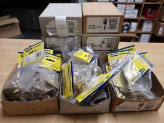 100+ Split Rail & Wedge Cabinet Door Fasteners, New Bulk Lot