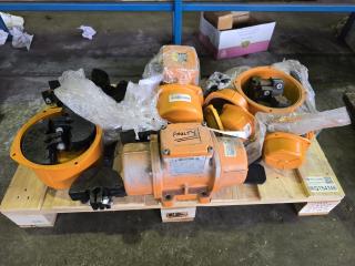 Pallet of Vibrating Motor Parts 