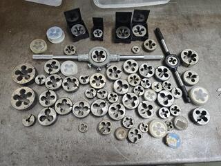 Large Lot of Threading Dies