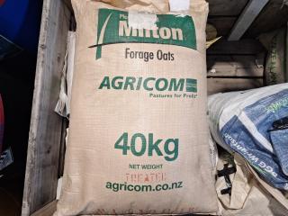 40kg Bag of Agrocom Milton Forage Oats Seed