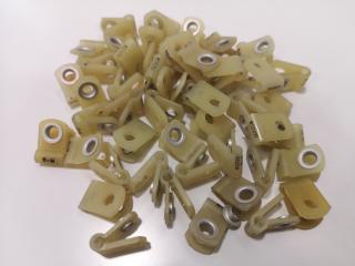 50x Aviation Plastic Loop Clamps for Wire Support Type MS25281 R2