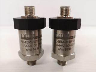 2x Omni Instruments Pi600-Series Industrial Pressure Transducer Sensors