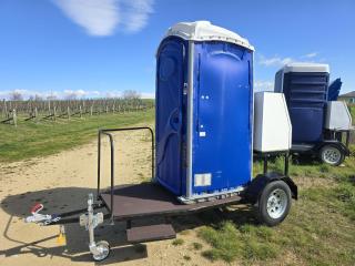 Portaloo on Transport Trailer