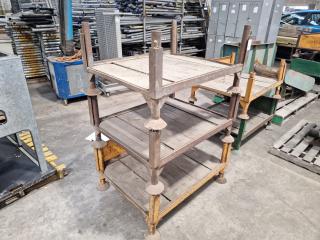 3x Industrial Heavy Duty Stackable Stillages