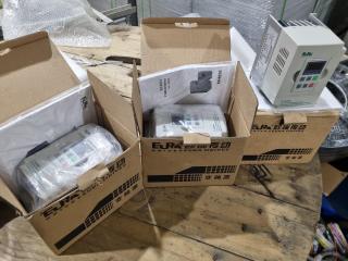 3x Eura Drive F1000-G Series AC Variable Frequency Drives, New