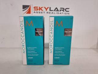 2 Moroccanoil Light Hair Treatments 