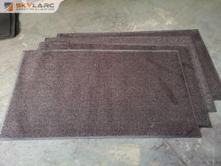 4x Heavy Duty Carpeted Floor Mats, Commercial Grade, 830x1500mm