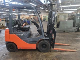 Toyota 1.8 Ton LPG Forklift