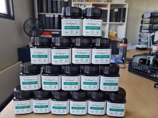 The Bee Keepers Clover Honey, 17x 250g Jars