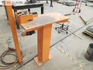 Heavy Duty Steel Pedestal Workstand
