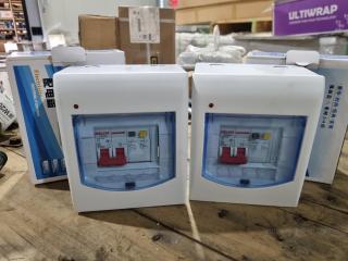 2x Electrical Distribution Boxes, New