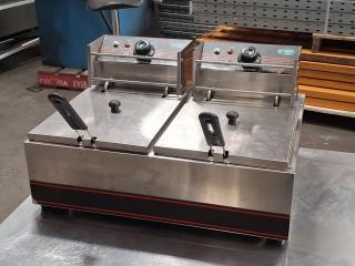 Cater Master Double Tank Electric Fryer TT-WE2